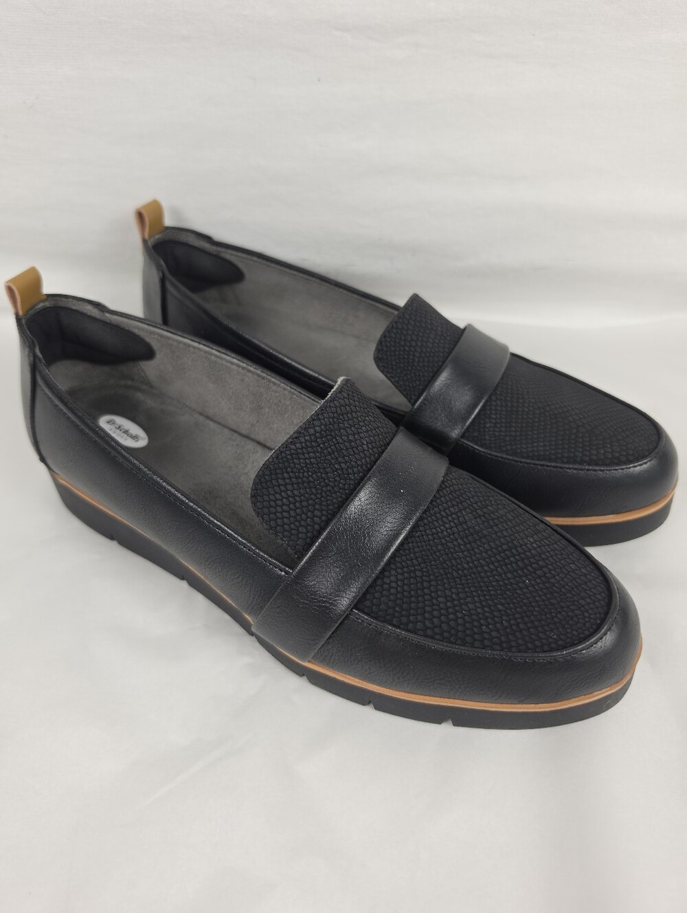 Dr. Scholls Webster Platform Loafer Black Sz 9.5 - Picture 2 of 5